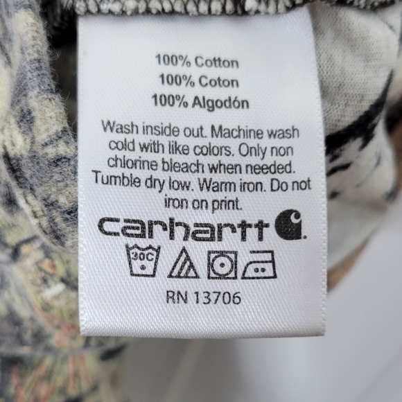 Carhartt Green Camo Orange Print Creeper - Picture 2 of 4